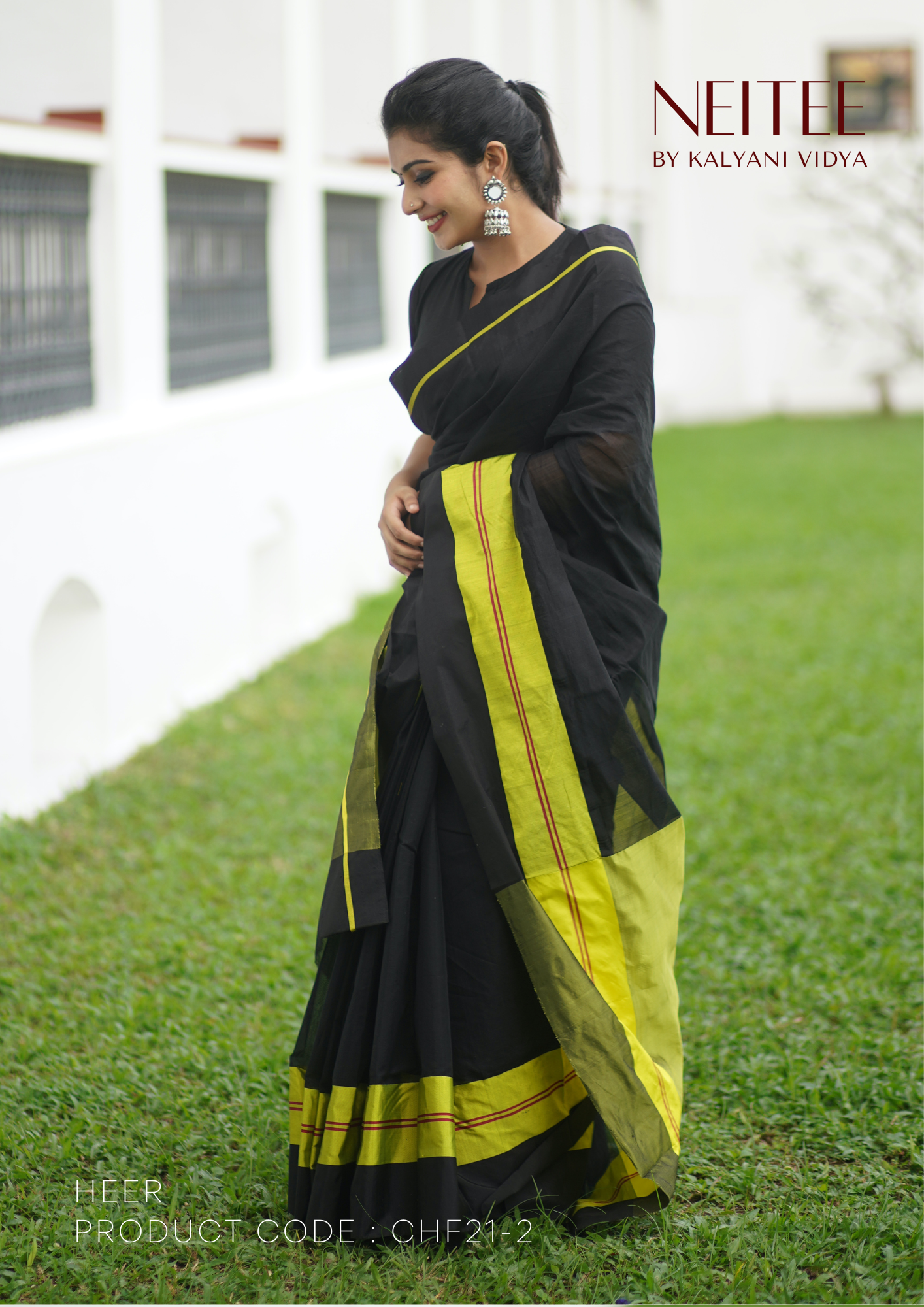 Buy Silk Bazar Black & Gold Toned Silk Cotton Dyed Saree - Sarees for Women  12497670 | Myntra